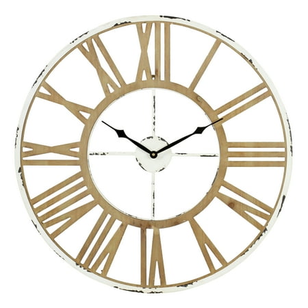 Aspire Home Accents Janelle Farmhouse Wall Clock