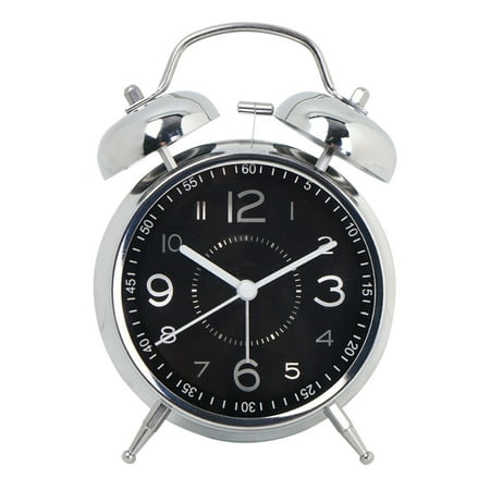 Back to School Savings HauiWeiLyai Alarm Clock Can Be Timed Fashion Night Light Quartz Galvanized Metal Precision Clock Suitable For Home School Student Use