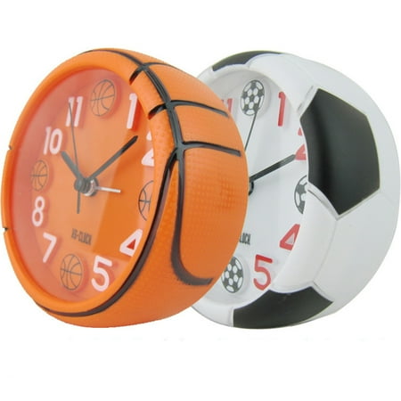 Basketball Football Shape Sport Fashion Creative Gift Alarm Clock 3D Stereo Digital Clock