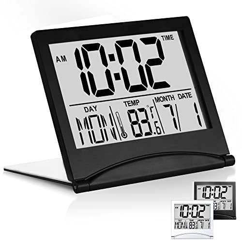 Best Folding Black Alarm Clocks