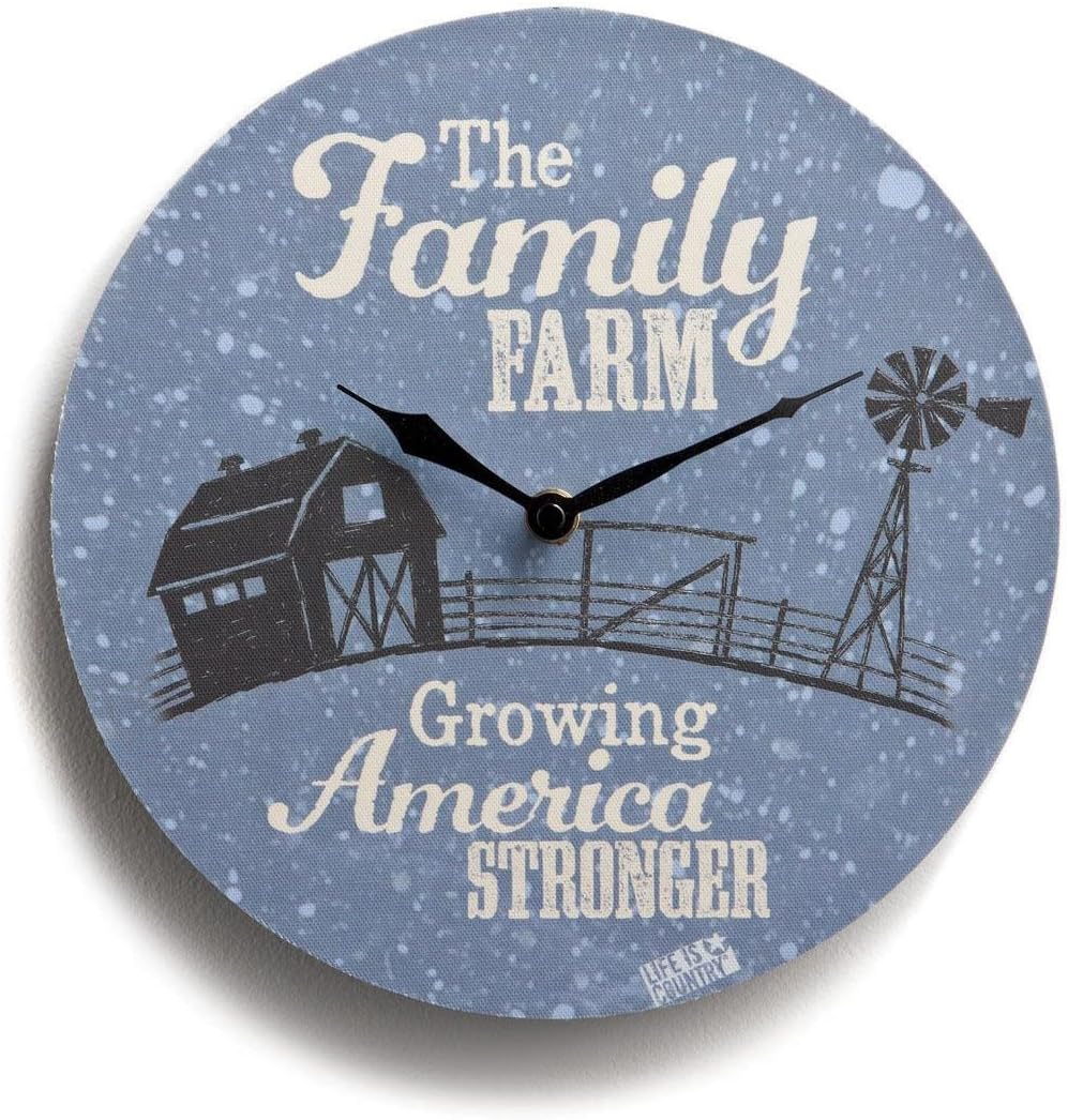 Big Sky Carvers Family Farm Clock