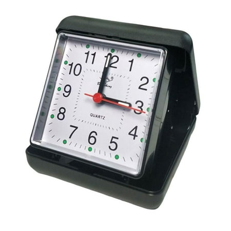 Blarkrus NEW Quartz Travel Alarm Clock with Case Holiday Travelling