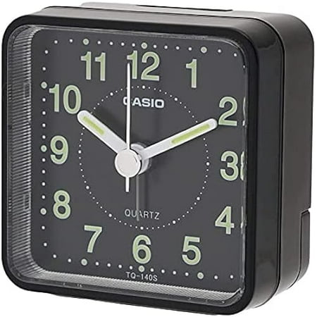 CASIO Alarm Clock black Diameter 6.2cm analog Mini size TQ-140S-1JF