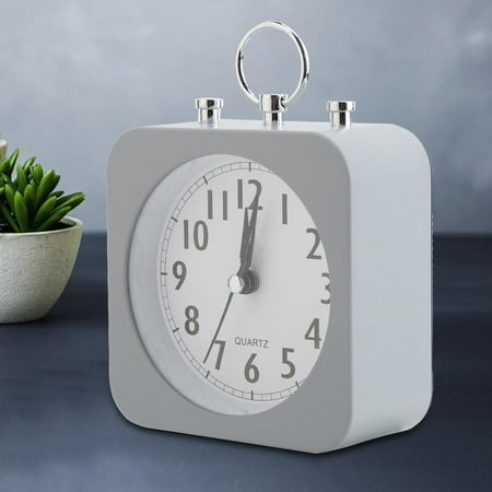 Ccdes Alarm Clock, Vintage Retro Classic Silent Desktop Alarm Clock Loud Ringing Bell, Vintage Alarm Clock