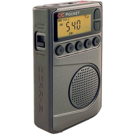 C. Crane CC Pocket AM FM and NOAA Weather Radio with Clock and Sleep Timer