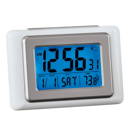 Collections Etc Atomic Radio-Controlled Digital Alarm Clock