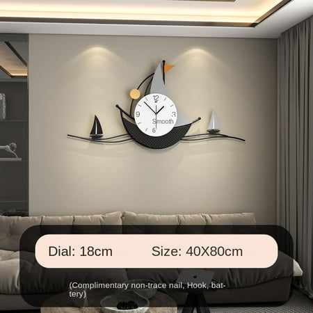 Creative Clocks Wall Clock Living Room Modern Minimalist Clock Advanced Sense Wall Hanging Home Decoration Pocket Watch