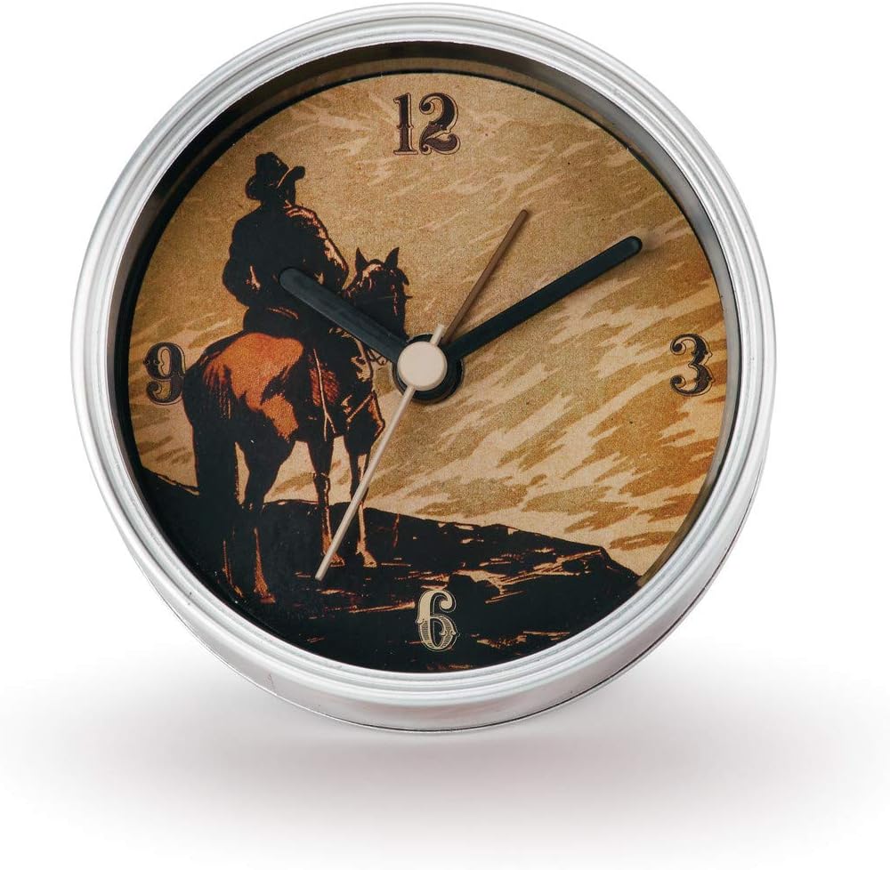 DEMDACO Big Sky Carvers Cowboy Clock-n-Can