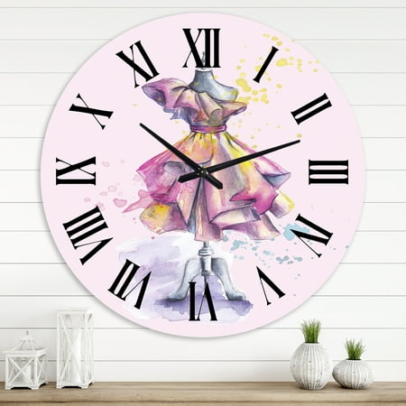 Designart 1 in French,Country Wall Clock