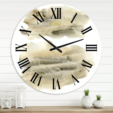 Designart 1 in Modern,Contemporary Wall Clock