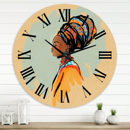 Designart 1 in Modern,Contemporary Wall Clock