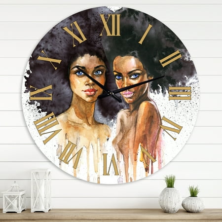 Designart 1 in Modern,Contemporary Wall Clock