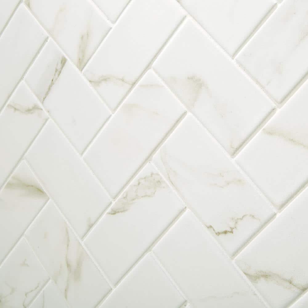 Developed by Nature Calacatta 12 in. x 14 in. x 6 mm...