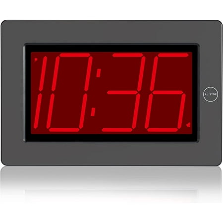 Digital Clock Large Display, Led Wall Clock, Big Desk Clock With 3 Inch Large Time [2403]