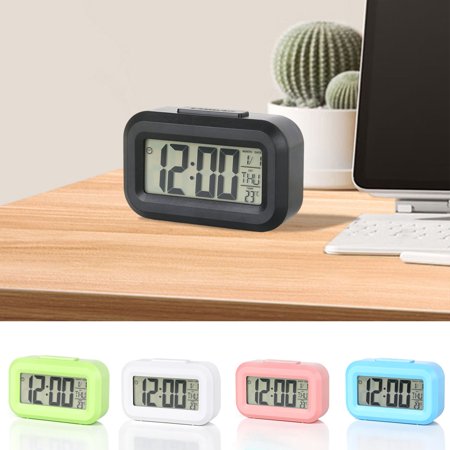 Digital Travel Alarm Clock Easy to Read Snooze Function 12/24-Hour Display Simple Operation Battery Operated Table Clock