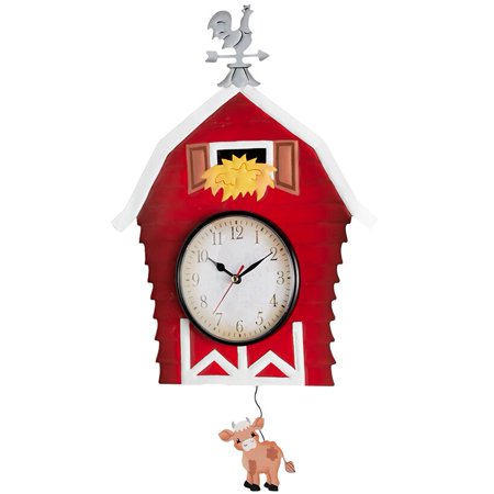 Down on the Farm Pendulum Wall Clocks Select wall clock: Barn