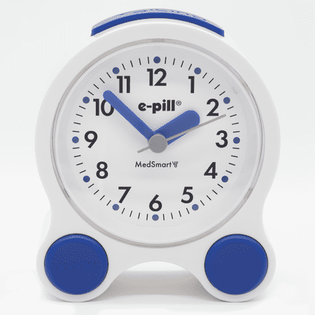 e-pill MedSmart V8 Atomic Talking Clock: Your Loud & Easy Set Alarm Clock for Medication and Task Management