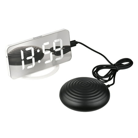 Electronic alarm clock,Clock With Clear With Clear Screen Clear Screen Adjustable Usb Snooze Mode Dual Usb Snooze Clock Mirror Alarm Snooze Mode Heavy Alarm Clock Dsfen Clock Huiop Alarm