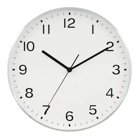 Equity 46021 13-inch Brushed Metal Analog Quartz Wall Clock