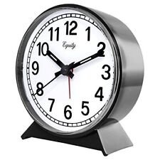 Equity Black Analog Wind-Up Alarm Clock (Model 14075)