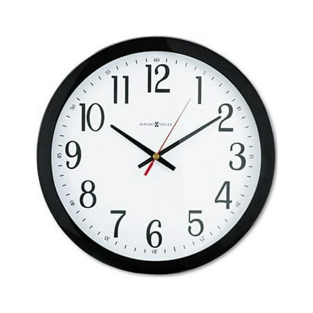 Gallery Wall Clock 16 Overall Diameter, Black Case, 1 AA sold separately