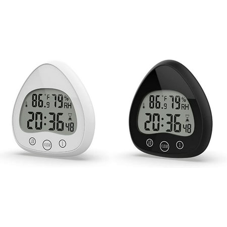 Gift Very cute Digital Alarm Clock Waterproof Easy to Read Simple to Battery Operated compatible Bedroom Kitchen Office Travel Waterproof Shower Clock Digital Bathroom Shower Wall Clock compatible Wa