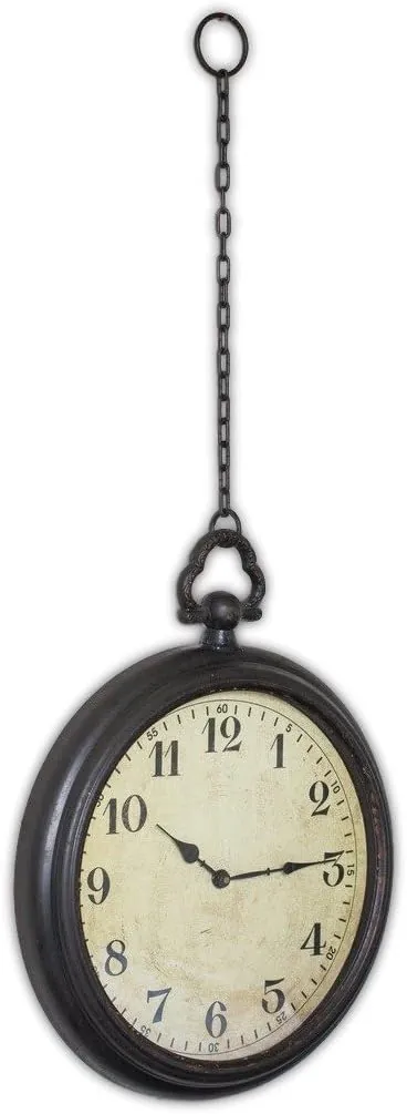 Hanging Pocket Watch Wall Clock