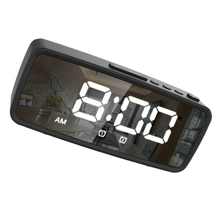 Hardline Multi- Alarm Clock Radio Gift Choice Clock LED Clock LED Electronic Alarm Clock Simple Multifunction Travel