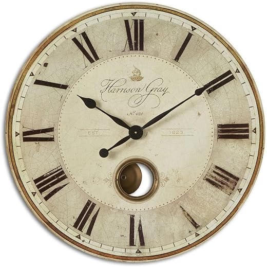 Harrison - 30 inch Wall Clock - 30 inches wide by 2.5 inches deep