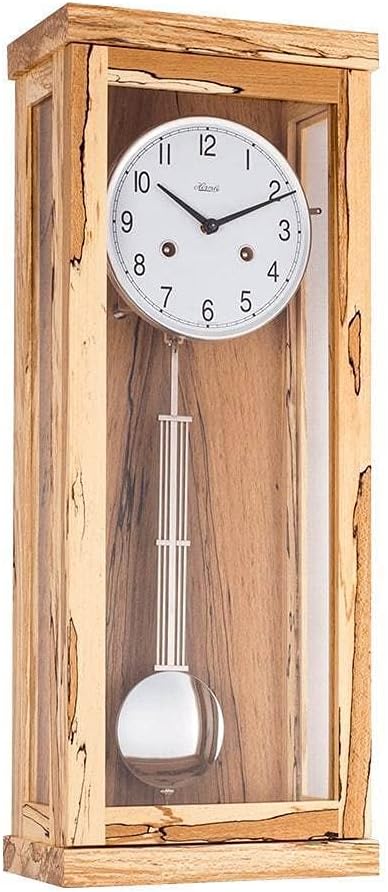 Hermle 70989T30341 Carrington Mechanical Regulator Clock44; Iced Beech