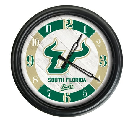 Holland Bar Stool Co. University of South Florida Indoor/Outdoor LED Wall Clock