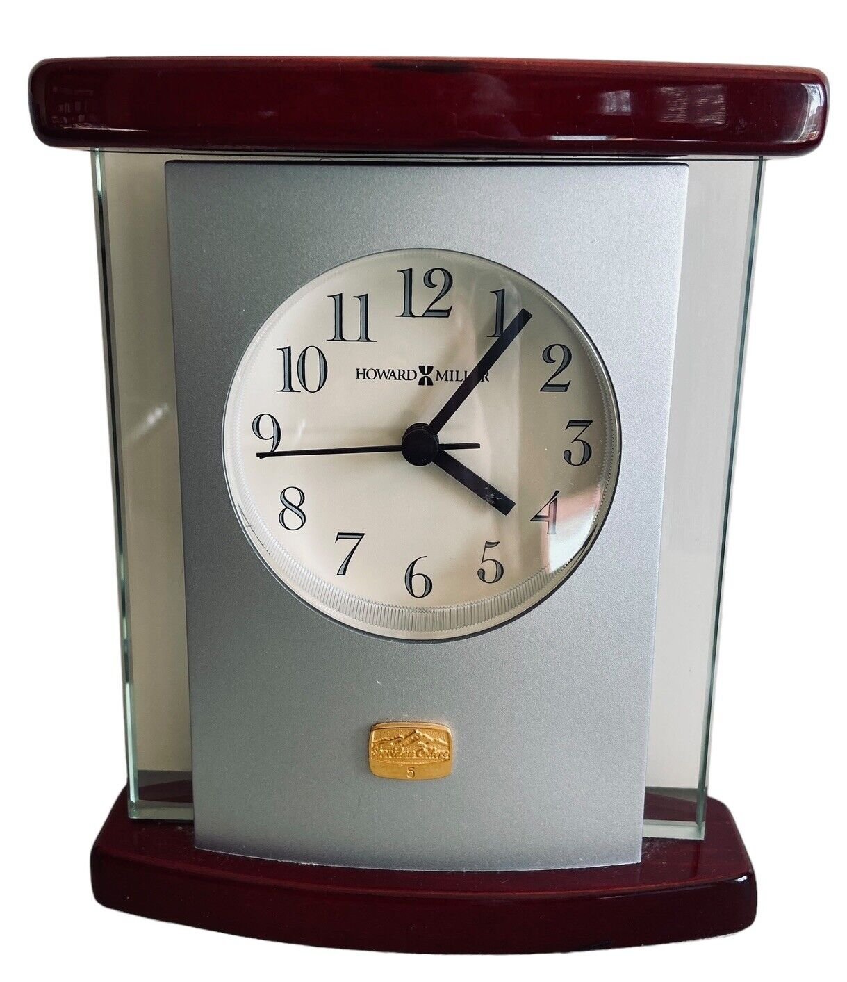 Howard Miller Hyatt 645-662 Contemporary Table Clock Retired