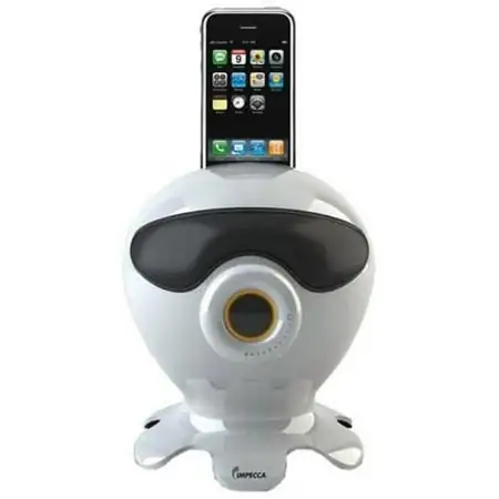 Impecca Octopus 30-Pin iPhone/iPod Dock Speaker (white/Black)