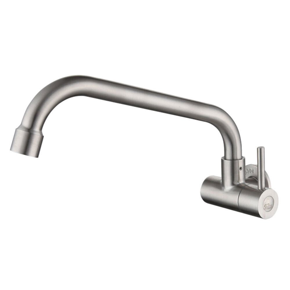 Kitchen Faucet Brushed Nickel Wall-Mounted Practical Material