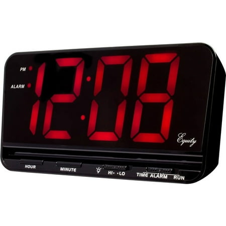 La Crosse Extra-Large 3 LED Electric Alarm Clock with Hi/Lo settings