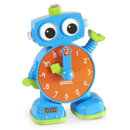 Learning Resources Tock The Learning Clock, Educational Talking & Teaching Clock, Preschool Learning, Ages 3,4,5+