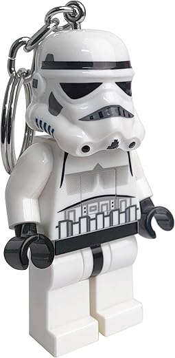 Lego Star Wars Stormtrooper Keychain Light - 3 Inch Tall Figure (KE12), Ages 6+, Includes 1 Keychain Light