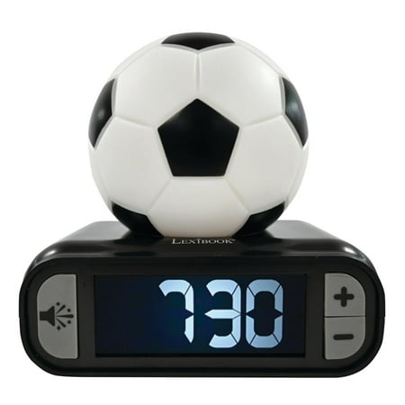 Lexibook Digital alarm clock with a football 3D night light and sound effects - RL800FO