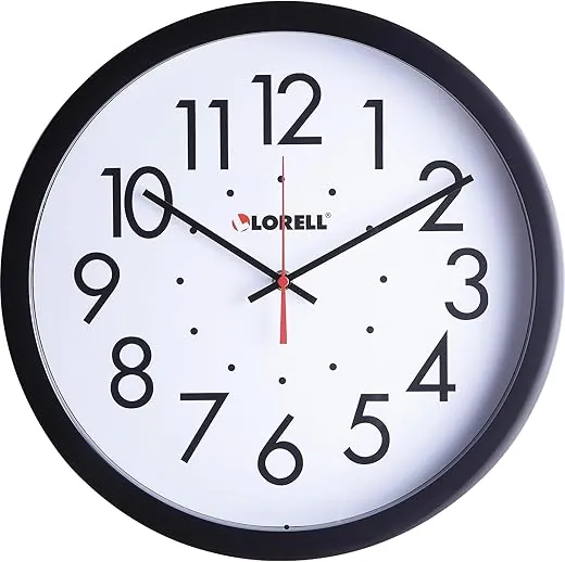 Lorell - LLR61009 - 14-1/2 Self-Set Wall Clock