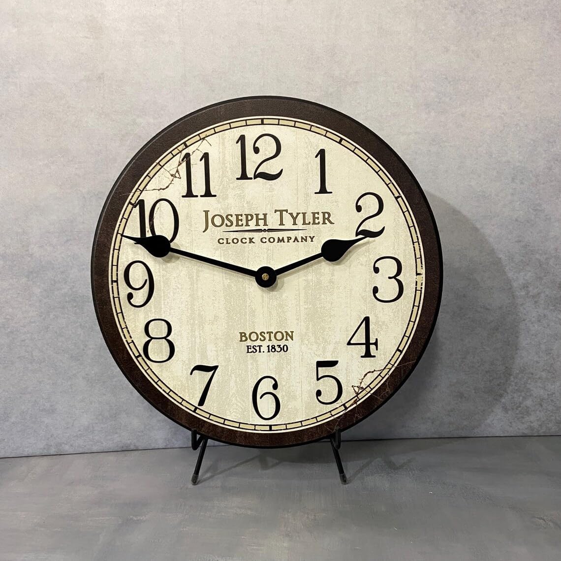 Mercantile Wall Clock | Ultra Quiet Quartz Mechanism | Hand Made in USA Beautiful Crisp Lasting Color | Comes in 8 Sizes | 18-Inch