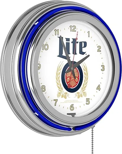 Miller Coors Beer Retro Neon Wall Clock