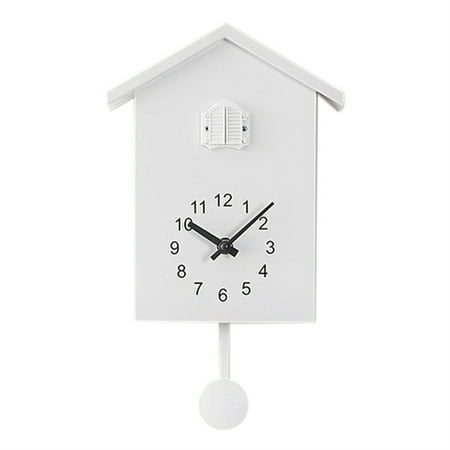 Modern Cuckoo Wall Clock Fashion Creative Pendulum Clocks Bird House Battery Powered Cuckoo Wall Clock