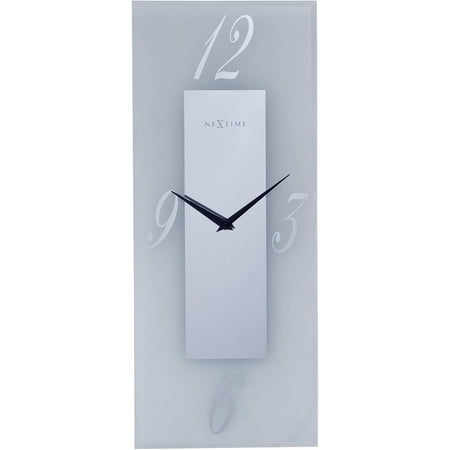 Modern Design Frosted Glass Rectangular Wall Clock Office Home Decor