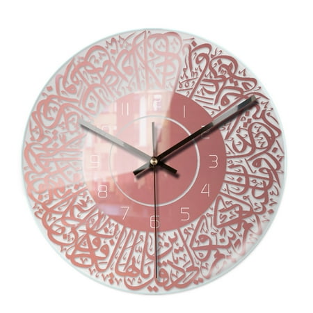 Moocorvic Classical Large Decorative Wall Clock , Modern Non-Ticking Silent Metal Wall Clocks for Living Room, Bedroom, Study, Office