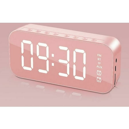 Multifunctional LED Digital Alarm Clock, Bluetooth Speaker, Bedside Desktop Luminous Electronic Music Box