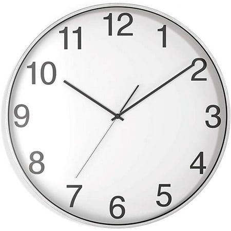 MyOfficeInnovations Essentials Wall Clock Aluminum 16 (UN57810) 24411460