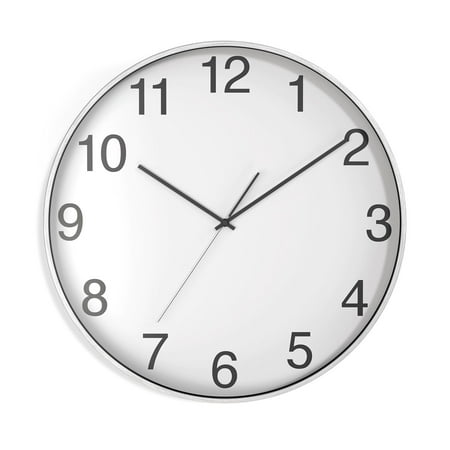 MyOfficeInnovations Wall Clock Aluminum 12 MYO24411457