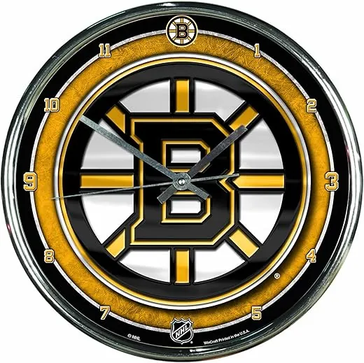 NHL Chrome Clock, 12 x 12