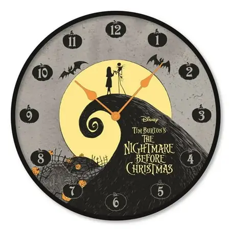 Nightmare Before Christmas Jack and Sally Wall Clock