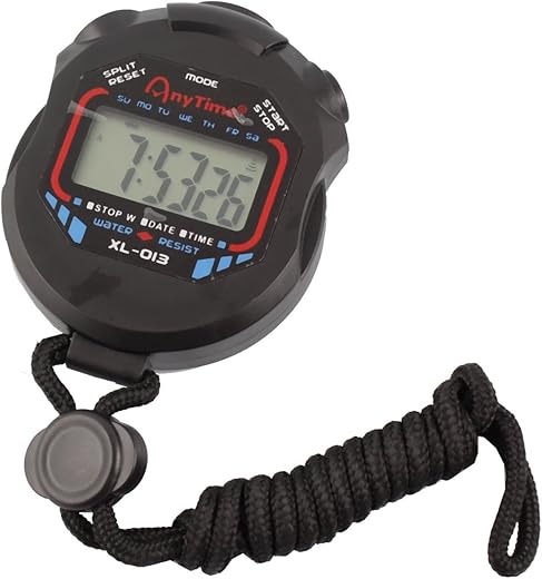 Onwon Waterproof Multi-Function Electronic Sports Stopwatch Timer Water Resistant,Large Display with Date Time and Alarm Function,Ideal for Sports Coaches Fitness Coaches and Referees